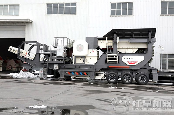 小型車式流動(dòng)石子粉碎機(jī)，小巧輕便但不失專業(yè)