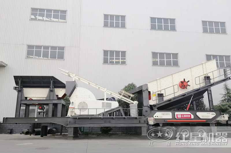 與給料機、破碎機一起搭載的新型車載可移動篩砂機