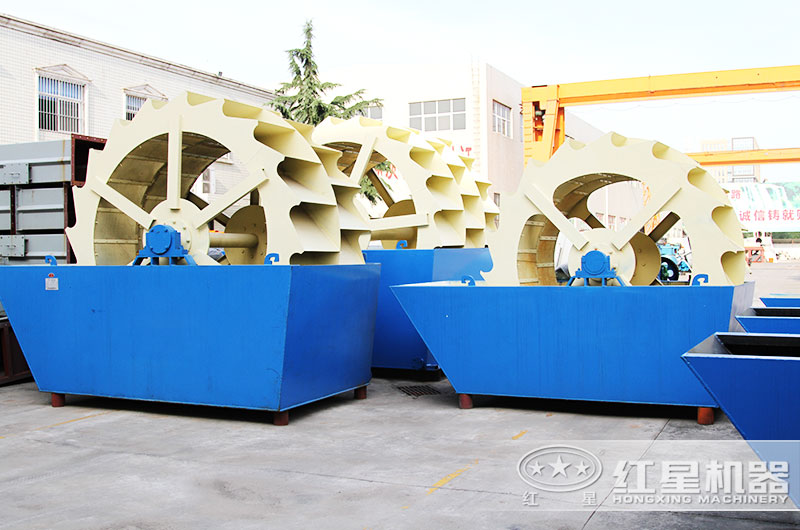 一天能洗3000噸的3020輪斗式洗砂機，以高產(chǎn)威震四方