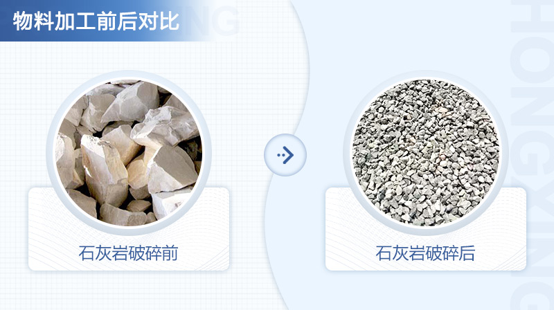 處理石灰?guī)r的日產(chǎn)500方砂石生產(chǎn)線機器怎樣配？