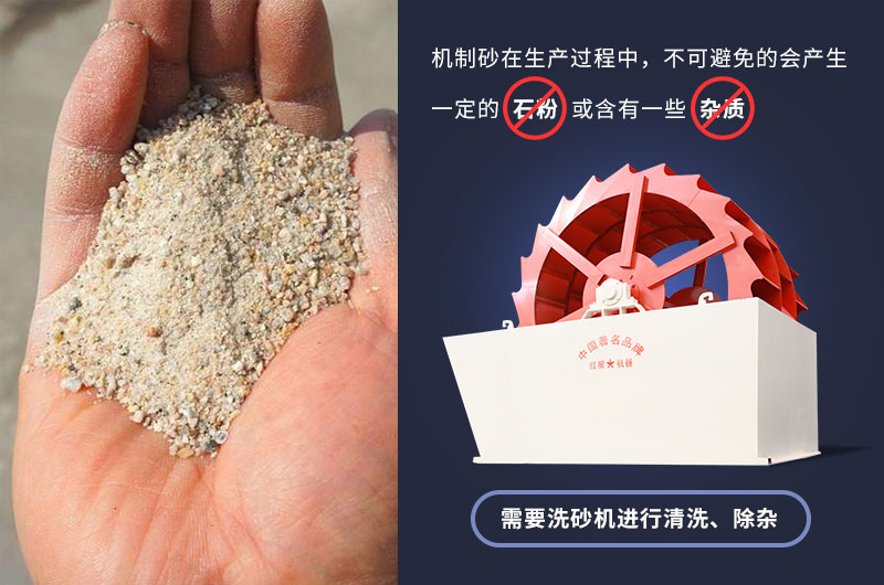 洗砂機(jī)可大大提高砂石質(zhì)量，在制砂生產(chǎn)中發(fā)揮著巨大作用